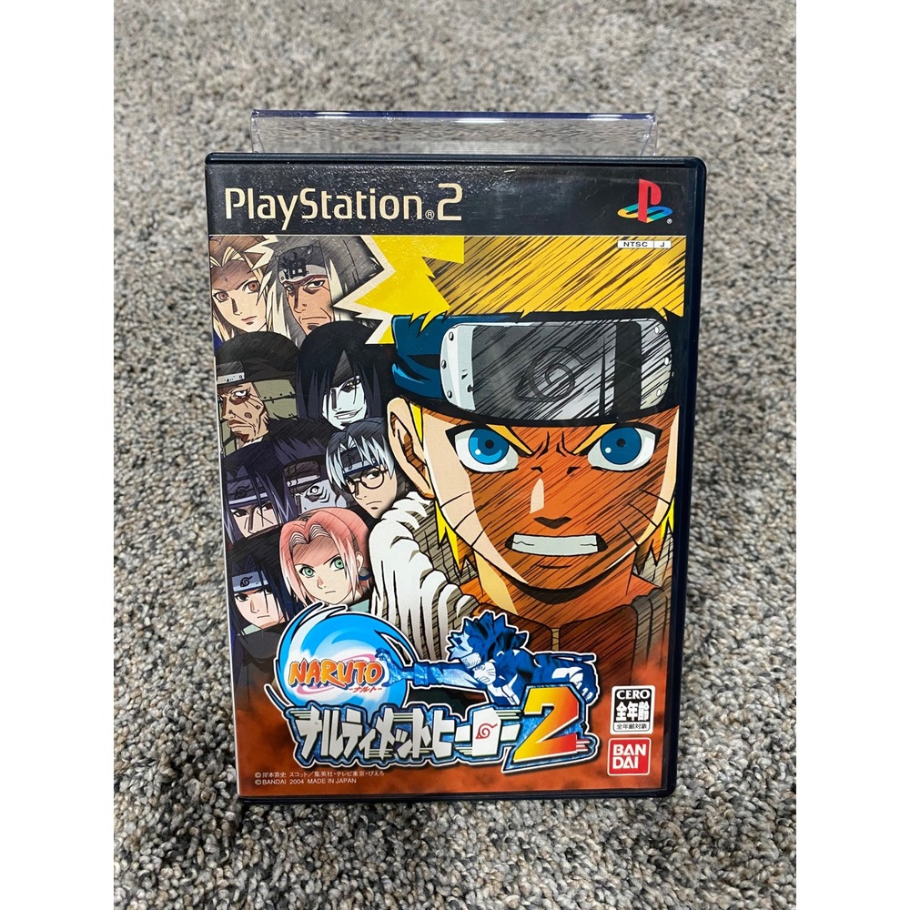 Video Game Naruto Ultimate Ninja 2 PS2 Bandai NTSC-J Excellent